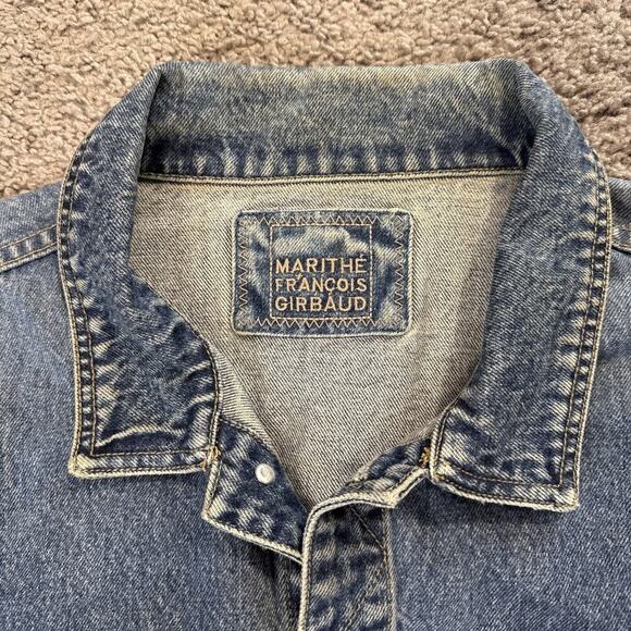 Vintage Marithe Francois Girbaud Denim Jeans Jacket Mens XLY2K Skater - Picture 2 of 6